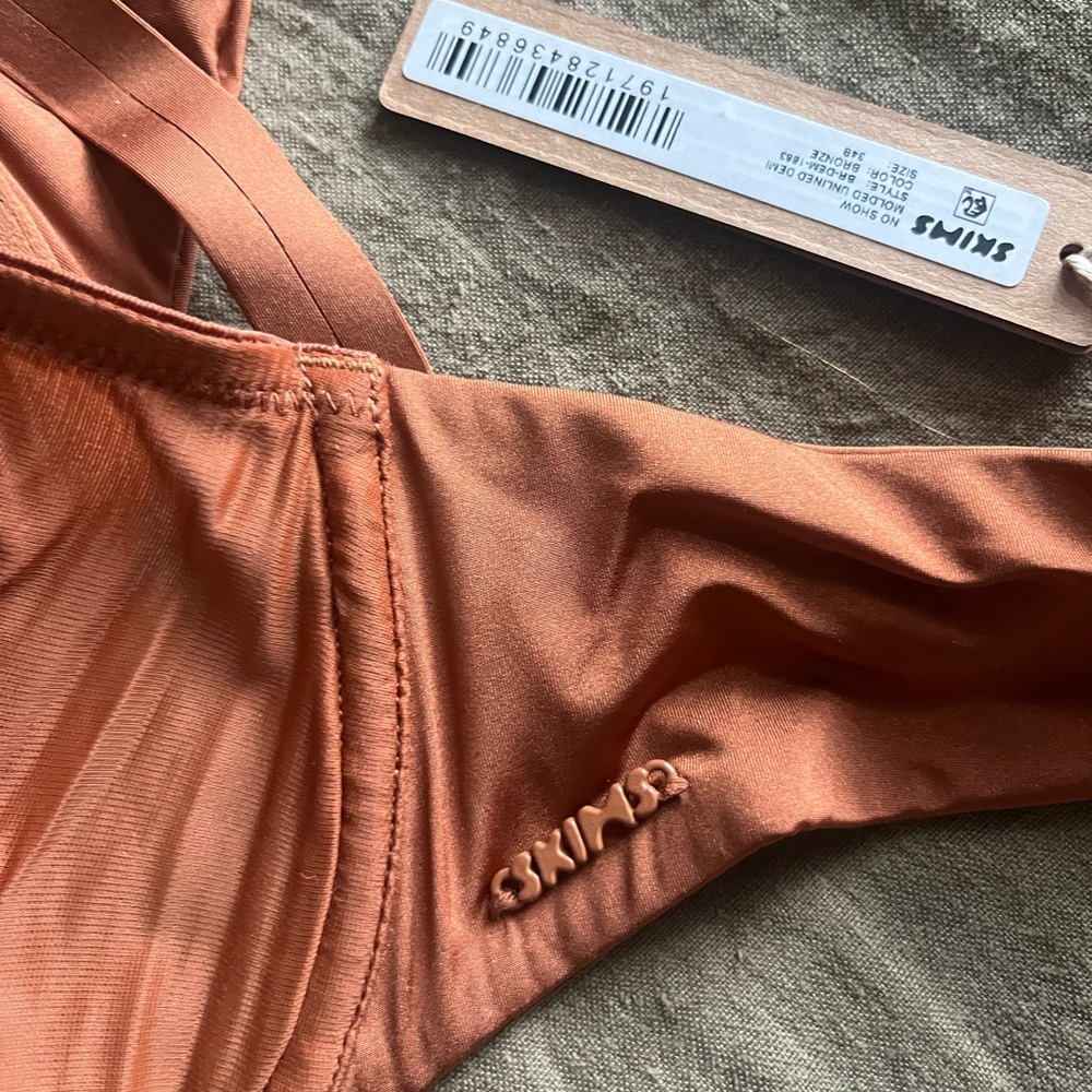 SKIMS Bronze unlined Demi bra - Picture 3 of 5